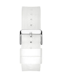 Buy Shop Guess Phoenix Multi Function Silver Dial White Rubber Strap Watch for Men - GW0203G1 USA Online