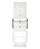Buy Shop Guess Phoenix Multi Function Silver Dial White Rubber Strap Watch for Men - GW0203G1 USA Online