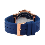Buy Shop Guess Moonlight Diamonds White Dial Blue Rubber Strap Watch for Women - GW0257L3 USA Online