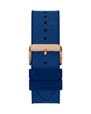 Buy Shop Guess Navigator Chronograph Blue Dial Blue Rubber Strap Watch for Men - GW0264G4 USA Online