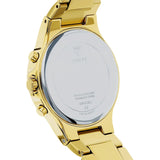 Buy Shop Guess Moonlight Multi Function Diamonds Gold Dial Gold Steel Strap Watch for Women - GW0320L2 USA Online