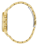 Buy Shop Guess Moonlight Diamonds Gold Dial Gold Steel Strap Watch for Women - GW0320L5 USA Online