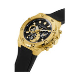 Buy Shop Guess Third Gear Multifunction Black Dial Black Rubber Strap Watch for Men - GW0334G2 USA Online
