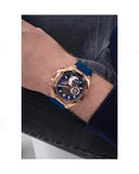 Buy Shop Guess Third Gear Analog Blue Dial Blue Rubber Strap Watch for Men - GW0334G3 USA Online