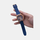 Buy Shop Guess Third Gear Analog Blue Dial Blue Rubber Strap Watch for Men - GW0334G3 USA Online