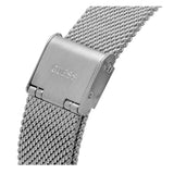 Buy Shop Guess Tapestry Diamonds Silver Dial Silver Mesh Bracelet Watch for Women - GW0354L1 USA Online