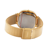 Buy Shop Guess Tapestry Diamonds Gold Dial Gold Mesh Bracelet Watch for Women - GW0354L2 USA Online