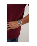 Buy Shop Guess Phoenix Black Dial Silver Steel Strap Watch for Men - GW0387G1 USA Online