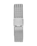 Buy Shop Guess Soiree Diamonds Silver Dial Silver Mesh Bracelet Watch for Women - GW0402L1 USA Online
