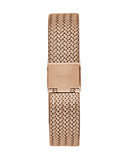 Buy Shop Guess Soiree Diamonds Rose Gold Dial Rose Gold Mesh Bracelet Watch for Women - GW0402L3 USA Online