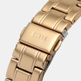 Buy Shop Guess Glitter Diamonds Pink Dial Rose Gold Steel Strap Watch for Women - GW0405L3 USA Online