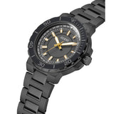 Buy Shop Guess Track Black Dial Black Steel Strap Watch for Men - GW0426G3 USA Online