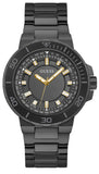 Buy Shop Guess Track Black Dial Black Steel Strap Watch for Men - GW0426G3 USA Online