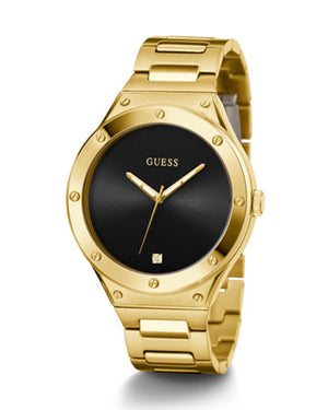 Buy Shop Guess Scope Quartz Black Dial Gold Steel Strap Watch for Men - GW0427G2 USA Online
