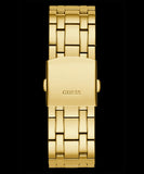 Buy Shop Guess Multifunction Diamonds Black Dial Gold Steel Strap Watch for Men - GW0455G2 USA Online