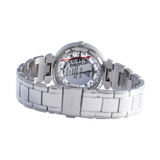 Buy Shop Guess Night Life Clear Silver Dial Silver Steel Strap Watch for Women - GW0470L1 USA Online