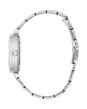 Buy Shop Guess Night Life Clear Silver Dial Silver Steel Strap Watch for Women - GW0470L1 USA Online