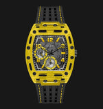 Buy Shop Guess Phoenix Chronograph Black Dial Black Rubber Strap Watch for Men - GW0499G2 USA Online