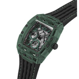 Buy Shop Guess Phoenix Analog Black Dial Black Silicone Strap Watch For Men- GW0499G7 USA Online