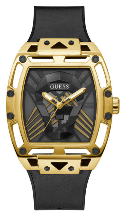 Buy Shop Guess Legend Black Dial Black Rubber Strap Watch For Men - GW0500G1 USA Online