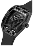 Guess Legend Black Dial Black Silicone Strap Watch For Men - GW0500G2