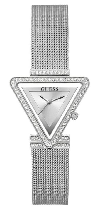Buy Shop Guess Quartz Silver Dial Silver Mesh Strap Watch For Women - GW050L1 USA Online