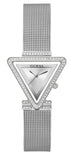 Buy Shop Guess Quartz Silver Dial Silver Mesh Strap Watch For Women - GW050L1 USA Online