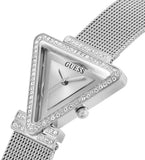 Buy Shop Guess Quartz Silver Dial Silver Mesh Strap Watch For Women - GW050L1 USA Online