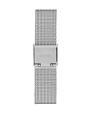 Buy Shop Guess Quartz Silver Dial Silver Mesh Strap Watch For Women - GW050L1 USA Online