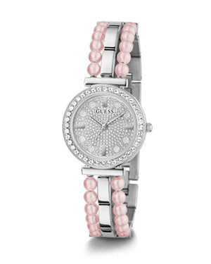 Buy Shop Guess Gala Diamonds Silver Dial Two Tone Steel Strap Watch for Women - GW0531L1 USA Online