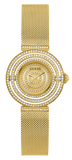 Buy Shop Guess Dream Quartz Gold Dial Gold Mesh Strap Watch For Women - GW0550L2 USA Online
