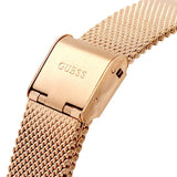 Buy Shop Guess Dream Crystals Rose Gold Dial Rose Gold Mesh Bracelet Watch For Women - GW0550L3 USA Online