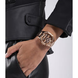 Buy Shop Guess Duchees Quartz Rose Gold Dial Rose Gold Steel Strap Watch For Women - GW0558L3 USA Online