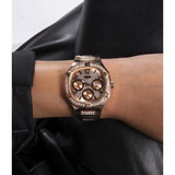 Buy Shop Guess Duchees Quartz Rose Gold Dial Rose Gold Steel Strap Watch For Women - GW0558L3 USA Online
