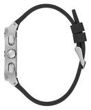 Buy Shop Guess Headline Chronograph Grey Dial Black Rubber Strap Watch for Men - GW0571G1 USA Online