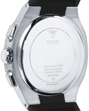 Buy Shop Guess Headline Chronograph Grey Dial Black Rubber Strap Watch for Men - GW0571G1 USA Online