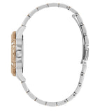 Buy Shop Guess Mist Analog Maroon Dial Two Tone Steel Strap Watch For Women - GW0723L2 USA Online