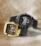 Buy Shop Guess Phoenix Multifunction Black Dial Black Rubber Strap Watch for Men - GW0203G3 USA Online