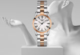 Buy Shop Tissot T Wave Mother of Pearl Dial Two Tone Steel Strap Watch For Women - T112.210.22.113.01 USA Online