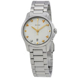 Buy Shop Gucci G Timeless White Dial Silver Steel Strap Watch For Women - YA126572A USA Online