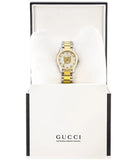 Buy Shop Gucci G Timeless Quartz Silver Dial Two Tone Steel Strap Watch For Women - YA126596 USA Online