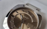 Buy Shop Gucci Vintage Diamonds Brown Dial Silver Steel Strap Watch For Men - YA142409 USA Online