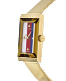 Buy Shop Gucci G-Frame Mother of Pearl Dial Yellow Gold Mesh Bracelet Watch For Women - YA147410 USA Online