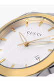 Buy Shop Gucci G Timeless Silver Dial Two Tone Steel Strap Watch For Men - YA126409 USA Online