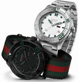 Buy Shop Gucci G Timeless Silver Dial Silver Steel Strap Watch For Men - YA126232 USA Online