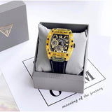 Buy Shop Guess Phoenix Chronograph Black Dial Black Rubber Strap Watch for Men - GW0499G2 USA Online