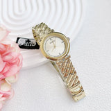 Buy Shop Guess Rumour Quartz Gold Dial Gold Steel Strap Watch For Women - GW0613L2 USA Online