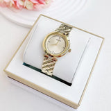 Buy Shop Guess Rumour Quartz Gold Dial Gold Steel Strap Watch For Women - GW0613L2 USA Online