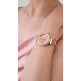 Buy Shop Guess Glitter Diamonds Pink Dial Rose Gold Steel Strap Watch for Women - GW0405L3 USA Online