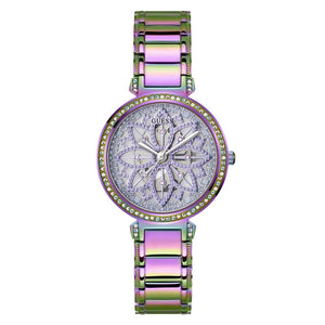 Buy Shop Guess Lily Analog Purple Dial Purple Steel Strap Watch For Women - GW0528L4 USA Online